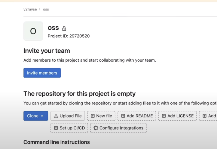创建第一个项目